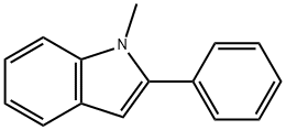 1-Methyl-2-phenylindole Structure