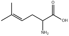 DL-2-AMINO-5-METHYLHEX-4-ENOIC ACID Structure