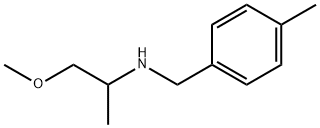 (2-메톡시-1-메틸-에틸)-(4-메틸-벤질)-아민 구조식 이미지