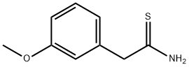 2-(3-METHOXYPHENYL)ETHANETHIOAMIDE Structure