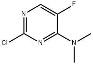 2-CHLORO-4-(DIMETHYLAMINO)-5-FLUOROPYRIMIDINE Structure
