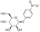 4-NITROPHENYL-BETA-D-MANNOPYRANOSIDE 구조식 이미지