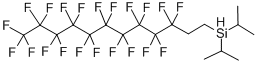 DIISOPROPYL-(1H,1H,2H,2H-PERFLUORODODECYL)SILANE Structure