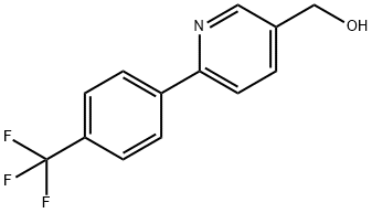 (6-[4-(TRIFLUOROMETHYL)PHENYL]PYRIDIN-3-YL)METHANOL Structure