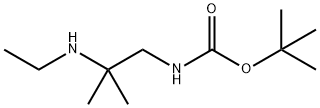 Carbamic acid, [2-(ethylamino)-2-methylpropyl]-, 1,1-dimethylethyl ester (9CI) Structure