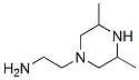 1-Piperazineethanamine,3,5-dimethyl-(9CI) Structure