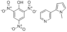 3-(1-methyl-1H-pyrrol-2-yl)pyridine, compound with picric acid (1:2) Structure