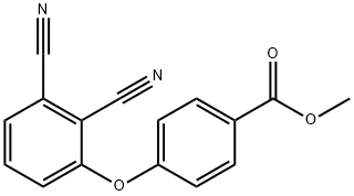 3-(2-METHOXYCARBONYL PHENOXY)-PHTHALONITRILE Structure