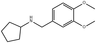 CYCLOPENTYL-(3,4-DIMETHOXY-BENZYL)-AMINE Structure
