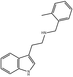 [2-(1 H-INDOL-3-YL)-ETHYL]-(2-METHYL-BENZYL)-AMINE Structure