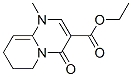 4,6,7,8-Tetrahydro-1-methyl-4-oxo-1H-pyrido[1,2-a]pyrimidine-3-carboxylic acid ethyl ester Structure