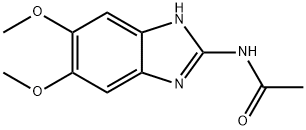 N-(5,6-디메톡시-1H-벤즈이미다졸-2-일)아세트아미드 구조식 이미지