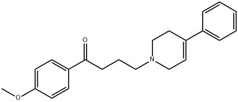 4-(3,6-Dihydro-4-phenylpyridin-1(2H)-yl)-1-(4-methoxyphenyl)-1-butanone 구조식 이미지