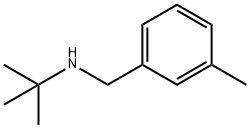 N-(3-METHYLPHENYLMETHYL)TERT-BUTYLAMINE Structure