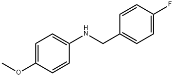 N-(4-Fluorobenzyl)-4-Methoxyaniline, 97% Structure