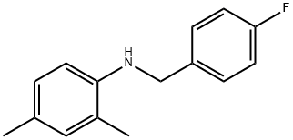 N-(4-플루오로벤질)-2,4-디메틸아닐린 구조식 이미지