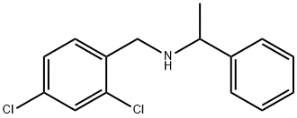 (2,4-DICHLORO-BENZYL)-(1-PHENYL-ETHYL)-AMINE Structure
