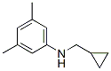 Benzenamine, N-(cyclopropylmethyl)-3,5-dimethyl- (9CI) Structure