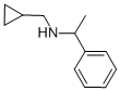 (cyclopropylmethyl)(1-phenylethyl)amine Structure