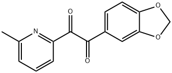 1-(benzo[d][1,3]dioxol-5-yl)-2-(6-Methylpyridin-2-yl)ethane-1,2-dione Structure