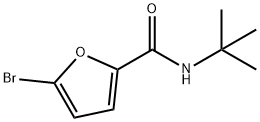 5-bromo-N-(tert-butyl)-2-furamide Structure