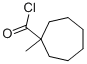 Cycloheptanecarbonyl chloride, 1-methyl- (9CI) Structure