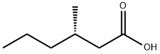 (S)-3-METHYLHEXANOIC ACID Structure