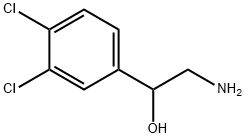 알파-(아미노메틸)-3,4-디클로로벤질알코올 구조식 이미지