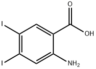 2-Amino-4,5-diiodobenzoic acid Structure