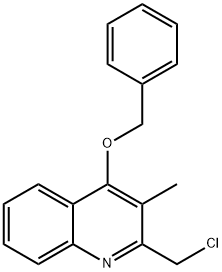 4-(benzyloxy)-2-(chloroMethyl)-3-Methylquinoline Structure