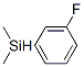 Silane, (3-fluorophenyl)dimethyl- (9CI) Structure