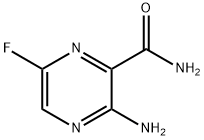 Pyrazinecarboxamide, 3-amino-6-fluoro- (9CI) Structure