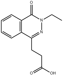 3-(3-ETHYL-4-OXO-3,4-DIHYDRO-PHTHALAZIN-1-YL)-PROPIONIC ACID 구조식 이미지