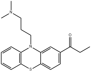 1-[10-[3-(dimethylamino)propyl]-10H-phenothiazin-2-yl]propan-1-one 구조식 이미지