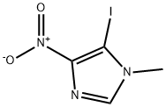 5-요오도-1-메틸-4-니트로-1H-이미다졸 구조식 이미지