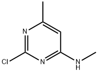 2-CHLORO-N,6-DIMETHYL-4-PYRIMIDINAMINE 구조식 이미지