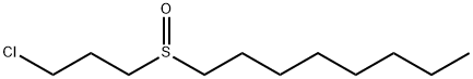 3-클로로프로필-N-옥틸설폭사이드 구조식 이미지