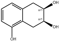 cis-5,6,7,8-tetrahydronaphthalene-1,6,7-triol Structure