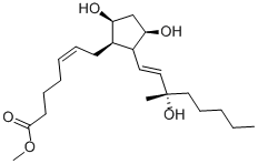 15(S)-15-Methyl prostaglandin Structure