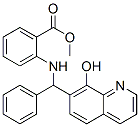 methyl 2-[[(8-hydroxy-7-quinolyl)phenylmethyl]amino]benzoate Structure