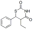 5-Ethyl-5,6-dihydro-6-phenyl-2H-1,3-thiazine-2,4(3H)-dione 구조식 이미지