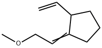 Cyclopentane, 1-ethenyl-2-(2-methoxyethylidene)- (9CI) Structure