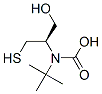 카르밤산,[(1R)-2-히드록시-1-(메르캅토메틸)에틸]-,1,1-디메틸에틸 구조식 이미지