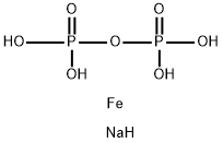 tetrairon octasodium pentakis(pyrophosphate) Structure