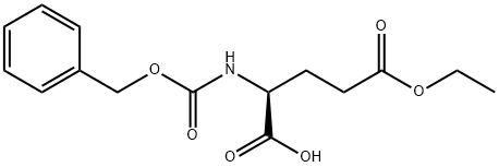 N-Cbz-L-glutamic acid 5-ethyl ester 구조식 이미지