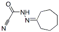 Acetonitrile,  (cycloheptylidenehydrazino)oxo-  (9CI) Structure