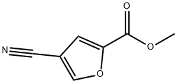 2-푸란카르복실산,4-시아노-,메틸에스테르(9CI) 구조식 이미지