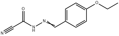 아세토니트릴,[[(4-에톡시페닐)메틸렌]히드라지노]옥소-(9CI) 구조식 이미지