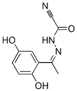 Acetonitrile, [[1-(2,5-dihydroxyphenyl)ethylidene]hydrazino]oxo- (9CI) Structure