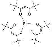 ERBIUM TRIS(2,2,6,6-TETRAMETHYL-3,5-HEPTANEDIONATE) Structure